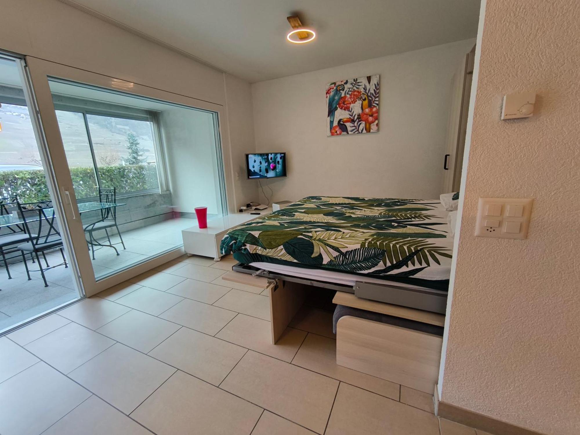 Superbe Studio A Saillon Les Bains Exterior foto